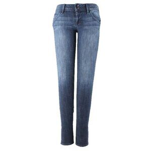 Hudson Sz 27 X 30 Blue Denim Skinny Cotton Blend Jeans